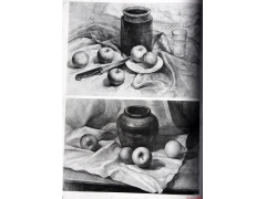 優(yōu)秀靜物素描范畫(huà)作品集合