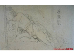 20世紀最偉大的法國畫家“巴爾蒂斯”(Balthus)素描作品欣賞