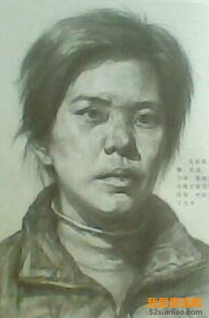 步驟詳解:人物頭像素描
