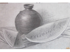  小學(xué)生素描圖片欣賞