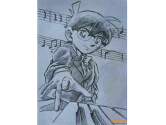 柯南素描鉛筆畫欣賞