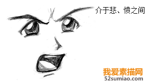 動漫人物素描的畫法:不同的面部表情3 動漫人物素描的畫法:不同的面部表情3