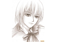 素描彩鉛動漫作品欣賞