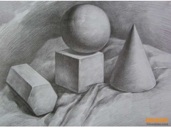 素描入門——素描幾何體繪畫過(guò)程中的技巧