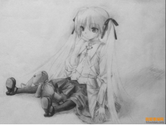 動(dòng)漫人物素描圖片欣賞