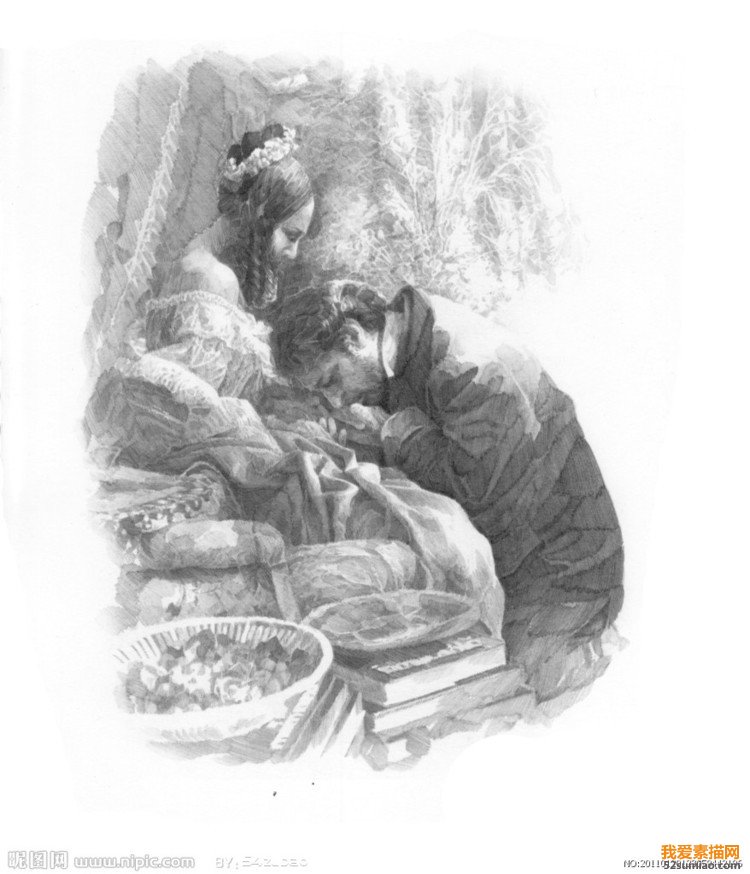 經(jīng)典場(chǎng)景素描作品 - 石墨閣 - 石墨閣