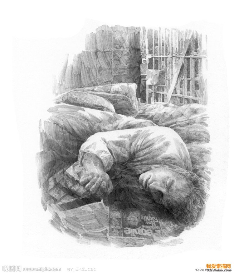 經(jīng)典場(chǎng)景素描作品 - 石墨閣 - 石墨閣