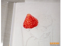 【彩鉛教程】水杯和草莓