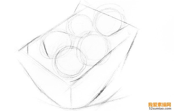 蘋(píng)果素描線稿