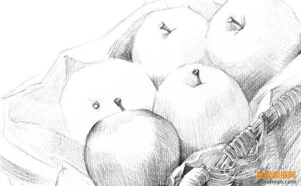素描蘋(píng)果明暗關(guān)系