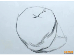 炭筆素描：輕松畫好蘋果！