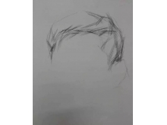 還在為素描頭像的“頭發(fā)”擔心嗎？四種發(fā)型，幫你解決！