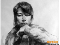 素描半身像中頭和手的認識與理解